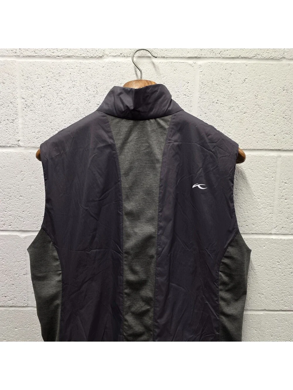 KJUS Kjus  Vest Men’s 54 XL  Black Radiation Golf Full Zip Logo 3C 22.5x31